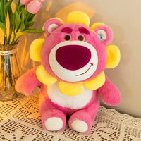 Sunflower Strawberry Bear Plushie
