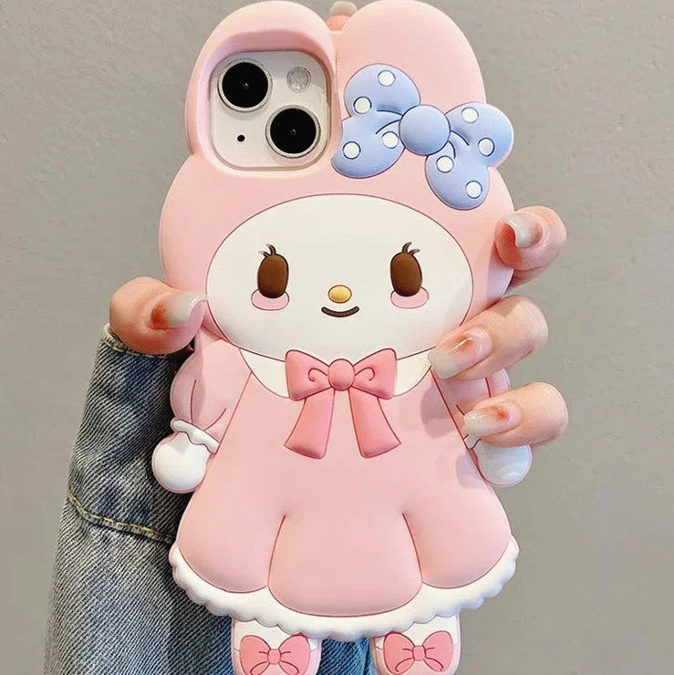 Kawaii Melody Phone Case for iphone 11/11pro/11pro max/12/12mini/12pro/12pro max/13/13pro/13pro max/14/14plus/14pro/14pro max/15/15pro/15pro max PN6248 - Bear Hugs