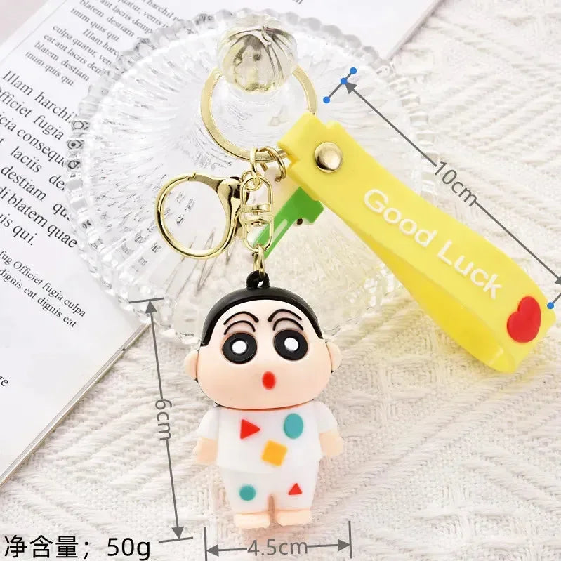 Shinchan Adventures Silicone Keychain