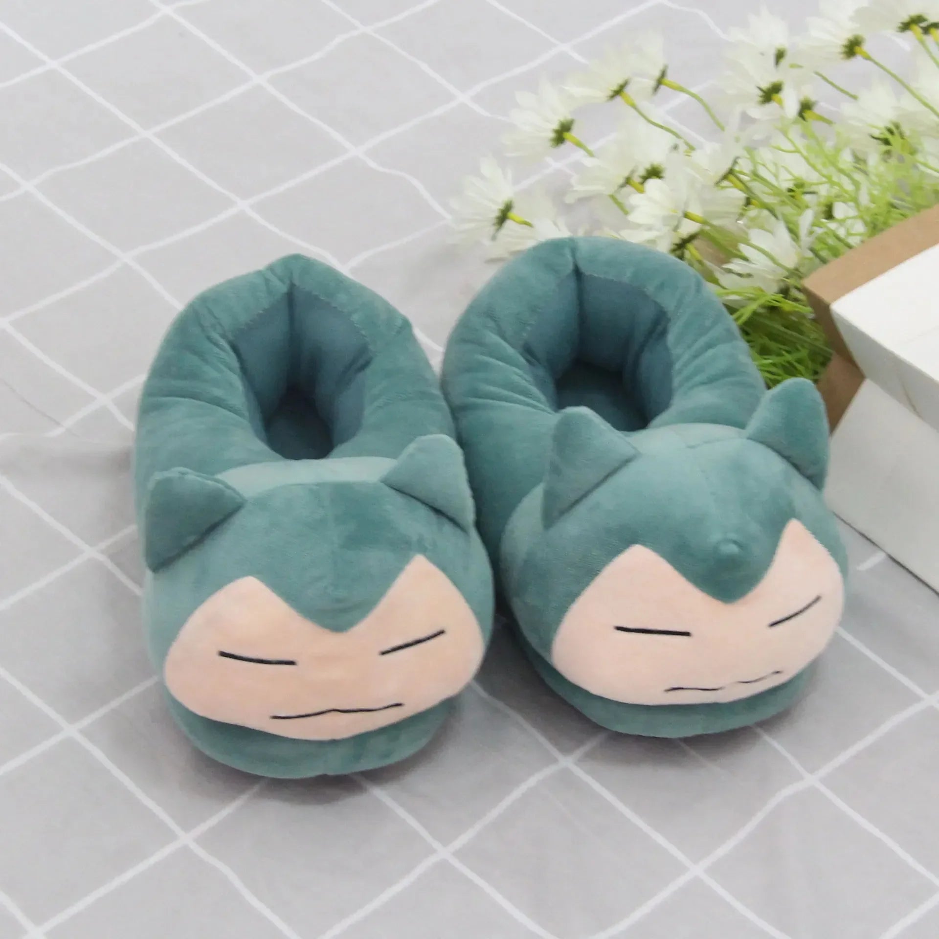 Snooze & Shuffle Snorlax Slippers