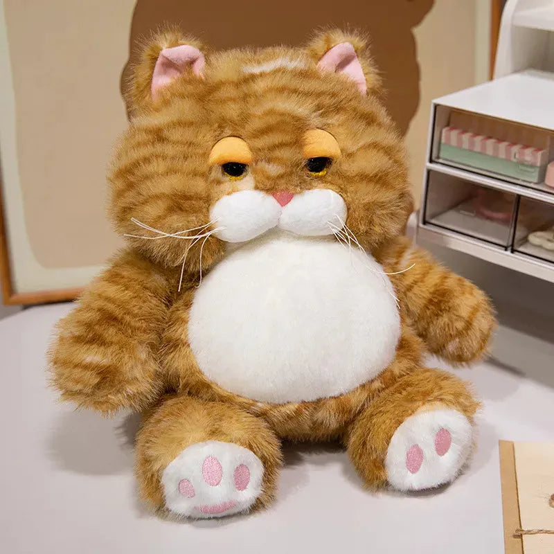 Chonk & Charm Fat Cat Plush Toy