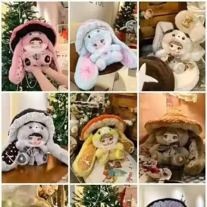 Boîte aveugle en peluche Nommi 400 % chapeau champignon 