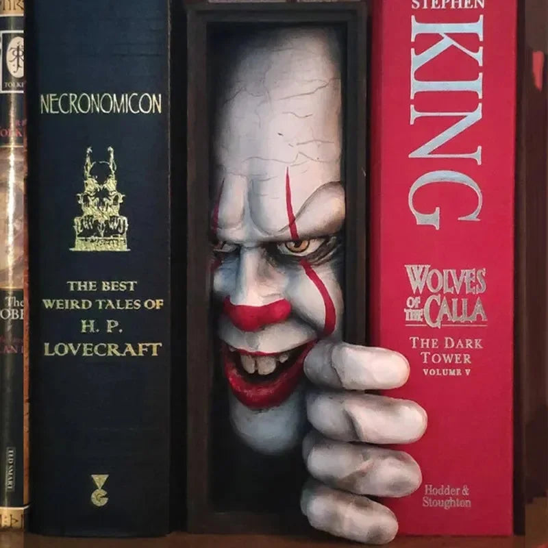 Bibliophile Beast Bookshelf Horror Mark