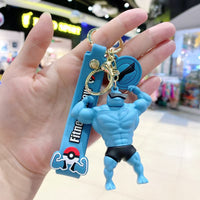 Pokimoen Fitness Show 3D Keychain