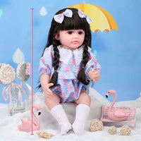 Little Miracle Realistic Silicon Baby Girl Doll (55 cm)