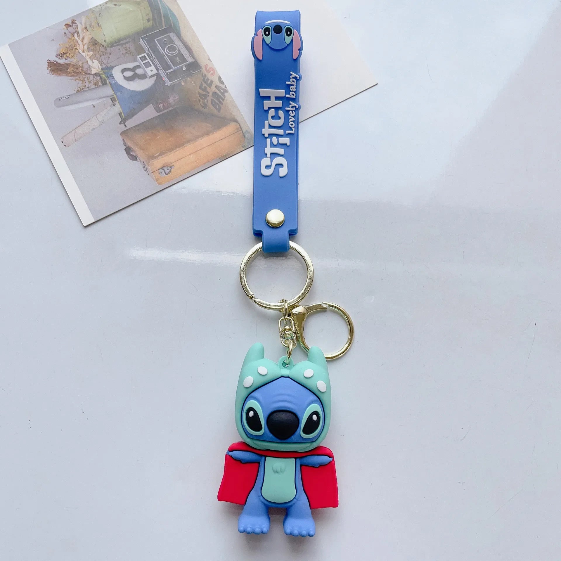 Creative Cosplay Stitch 3D Keychain