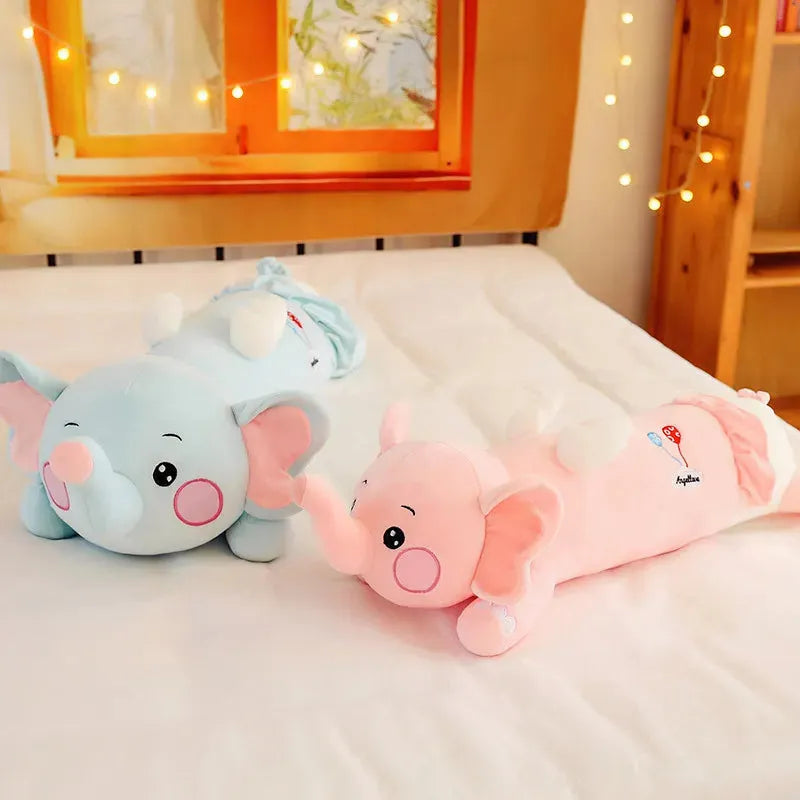 Cute Elephant Long Pillow