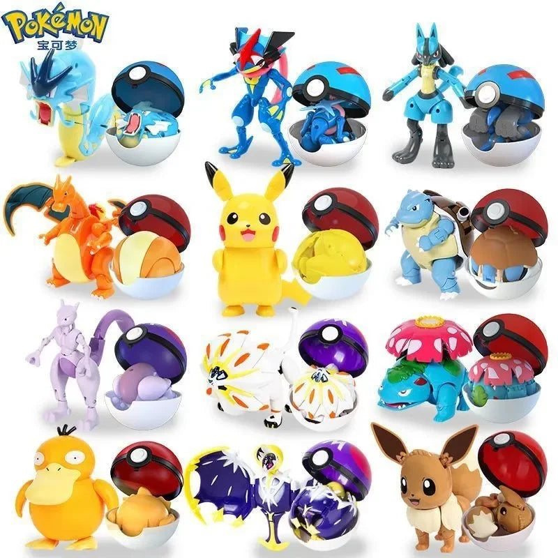 Pokimoen Figurines Pokeball Collection