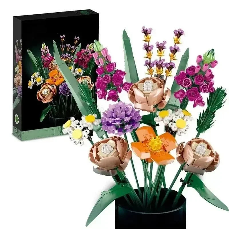 Buy Floral Bouquet 756 Pcs LEGO Building Block Set