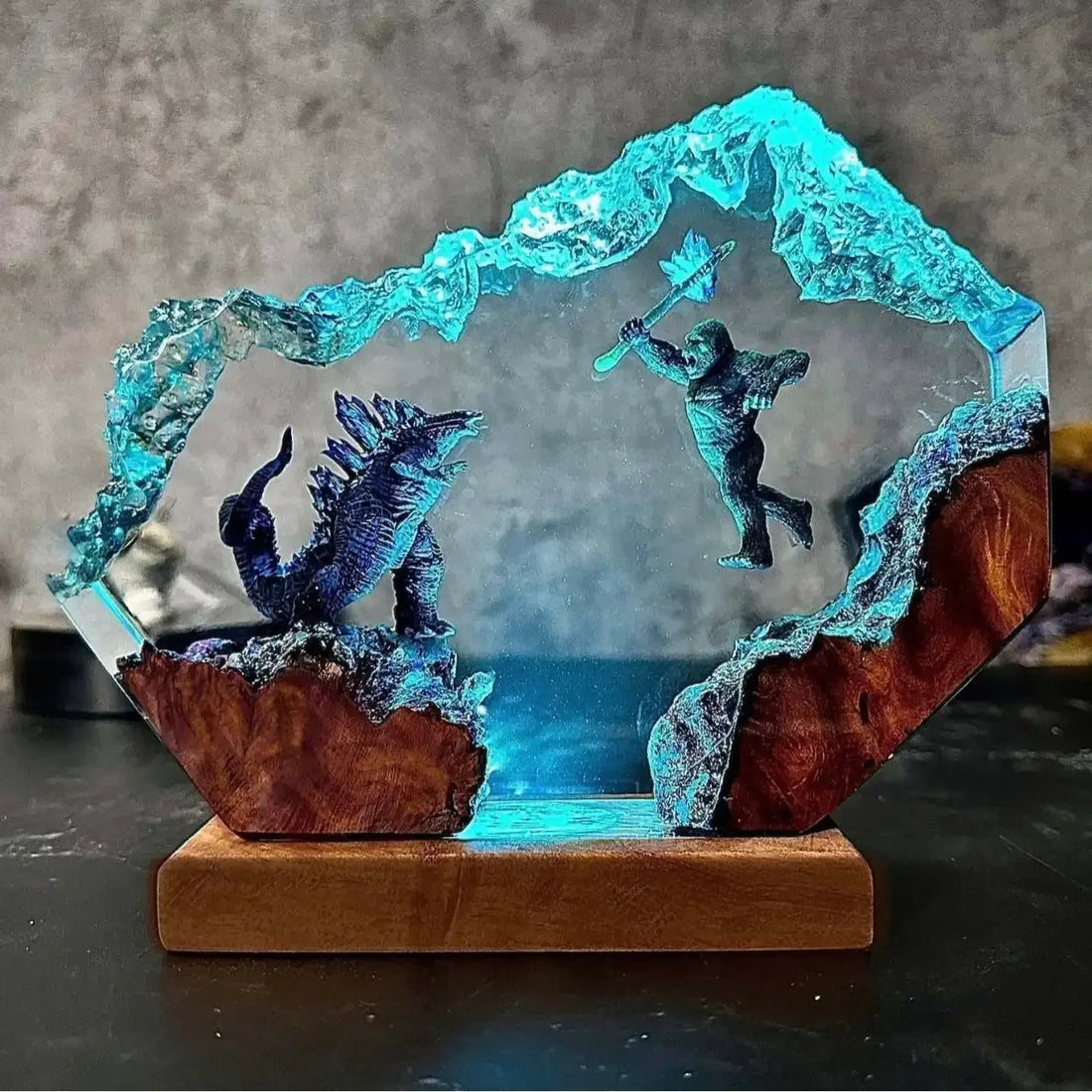 Godzilla vs Kong Resin Night Light