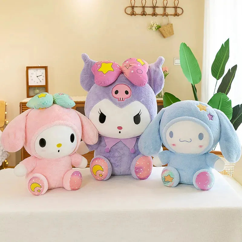 Kuromi My Melody Bow Girl Plushies