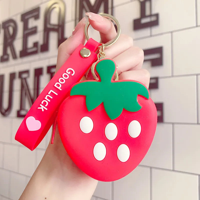 Foodie Coin Purse Keychains