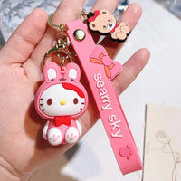 Hello Kitty Chic Clips Keychain
