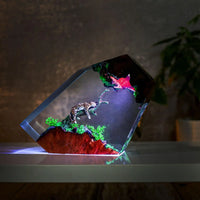 Resting Jaguar Resin Night Light