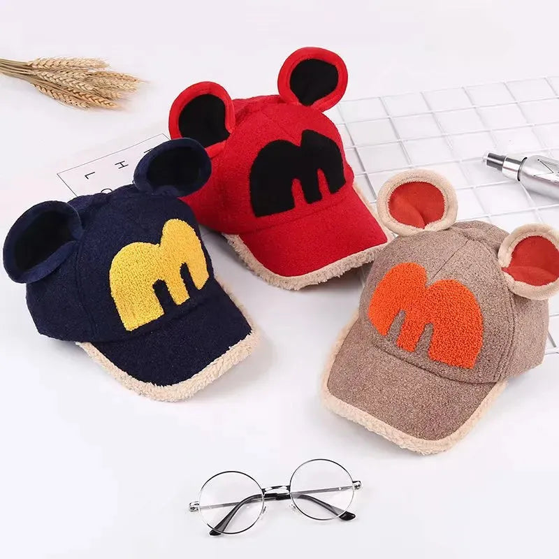 Mickey Mouse Fur Cap