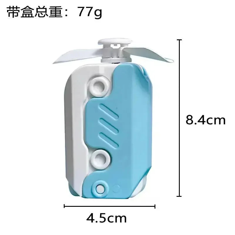 Pocket Breeze Folding Fan Keychain