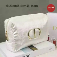 Premium D Luxe Velvet Makeup Bag