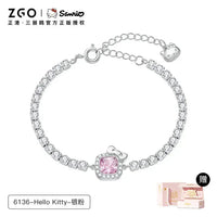 Hello Kitty Sterling Silver Cute Bracelet