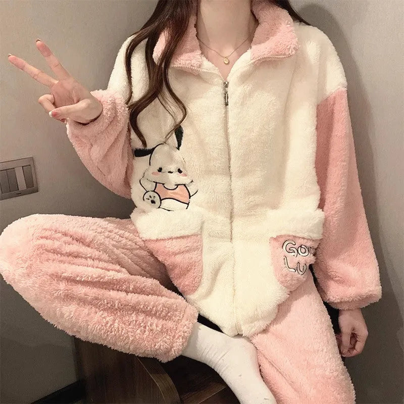 Fashion Cartoon Pajamas Home Suit PN6224 - Bear Hugs
