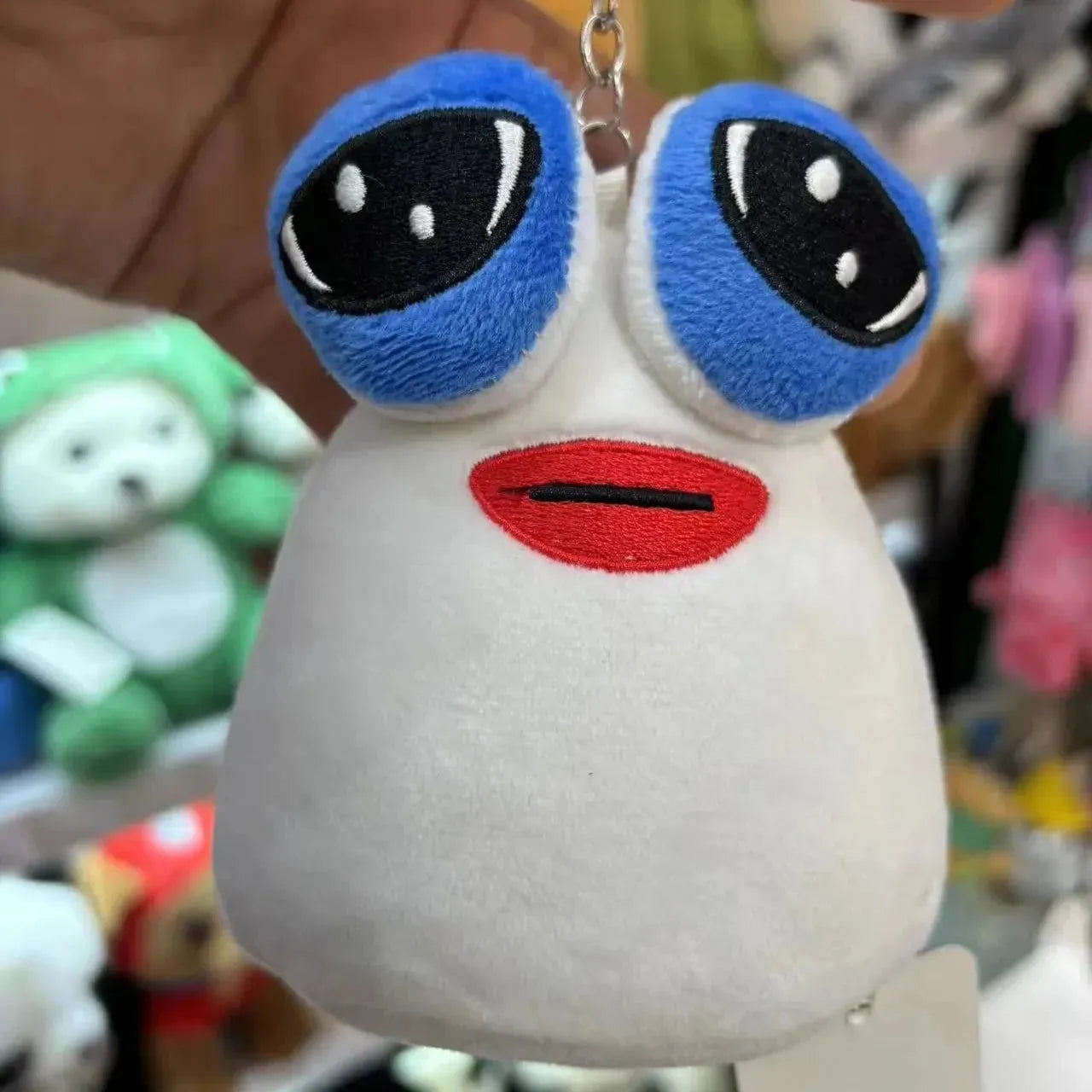 My Pet Alien Pou Plush Keychain