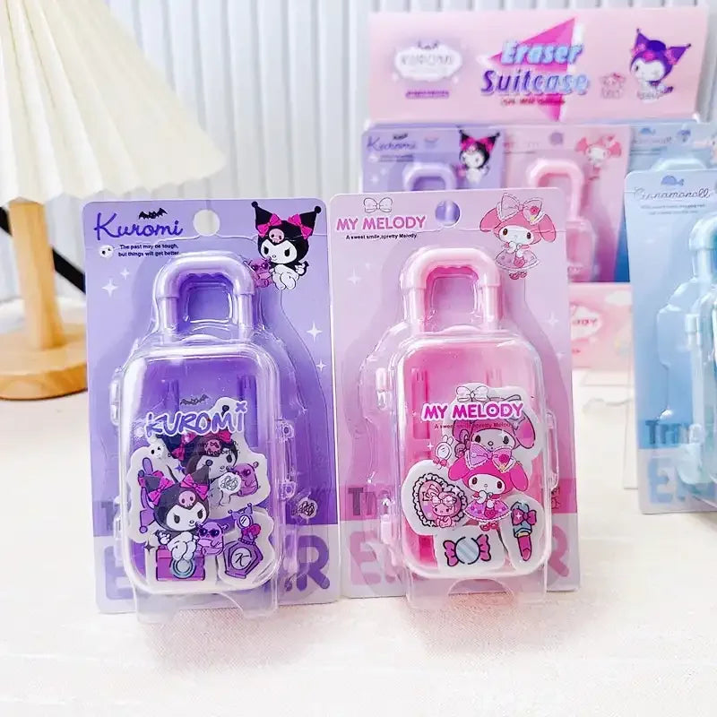 Sanliou Travel Suitcase Eraser Set