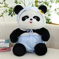 Floral Charm Giant Panda Plushie