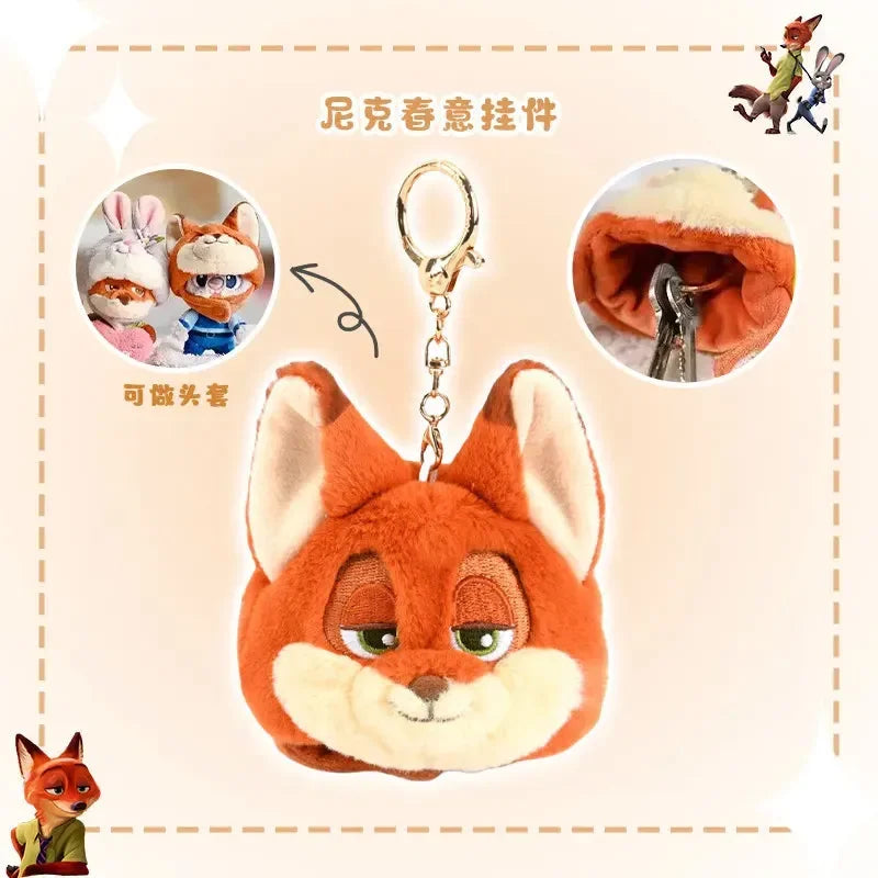 Zootropolis Squad Premium Plush Keychains