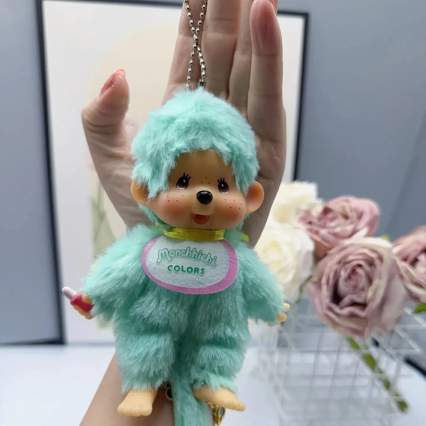 Monchichi Color Series Plush Keychain