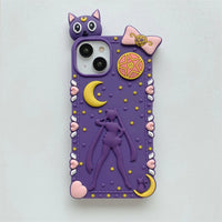 Kawaii Luna Phone Case for iphone 11/11pro/11pro max/12/12mini/12pro/12pro max/13/13pro/13pro max/14/14plus/14pro/14pro max PN5696 - Bear Hugs