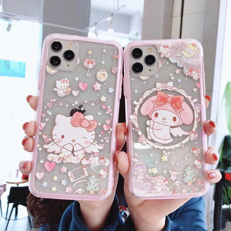 Cartoon Phone Case for iphone 6/6s/6plus/7/7plus/8/8P/X/XS/XR/XS Max/11/11pro/11pro max PN2282 - Bear Hugs