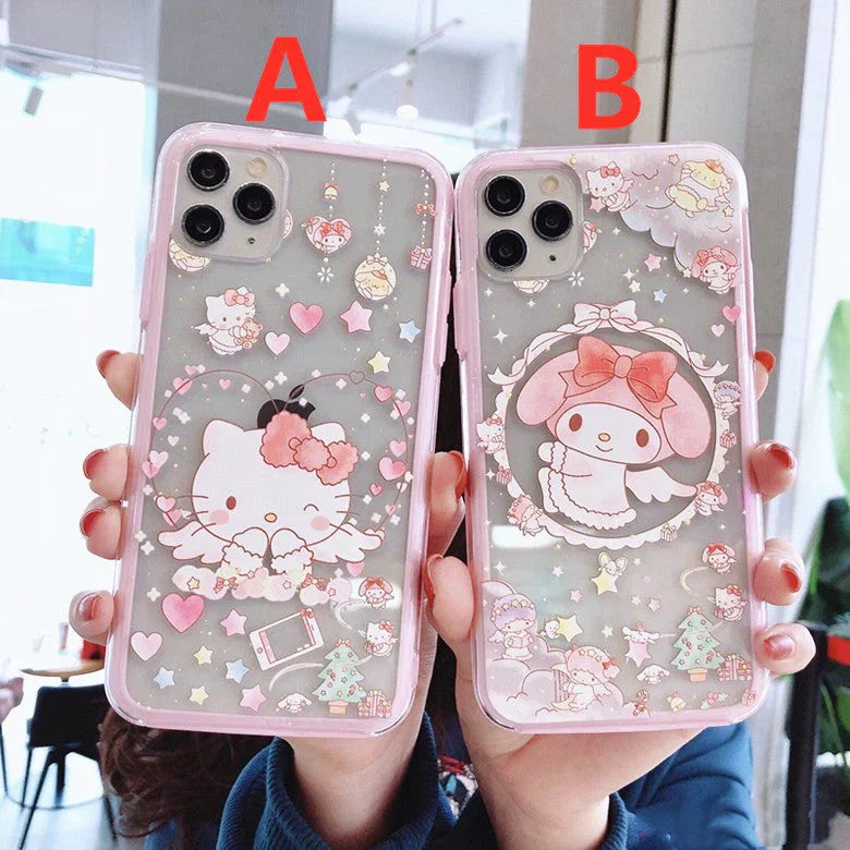 Cartoon Phone Case for iphone 6/6s/6plus/7/7plus/8/8P/X/XS/XR/XS Max/11/11pro/11pro max PN2282 - Bear Hugs