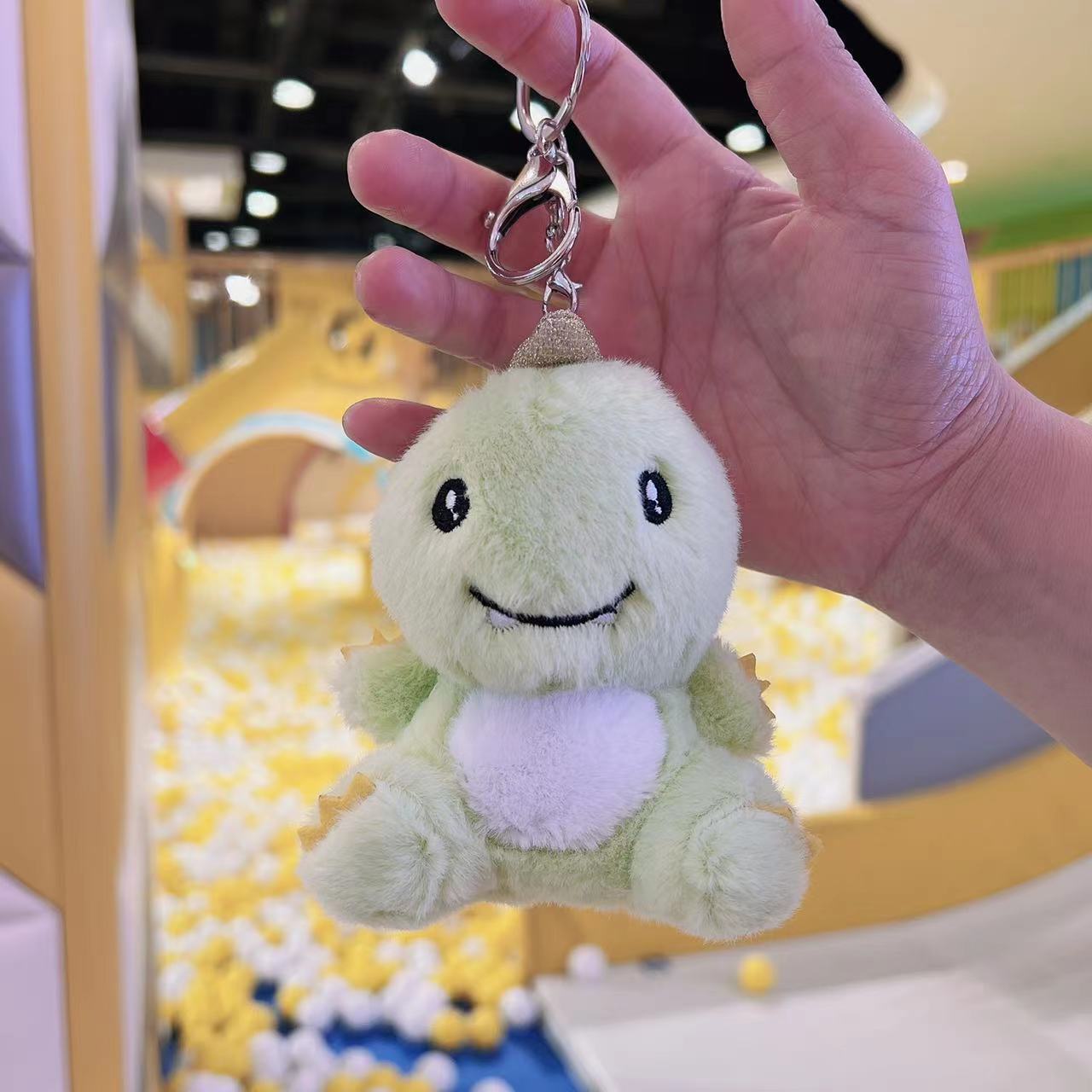 Cute Dinosaur Plush Keychain