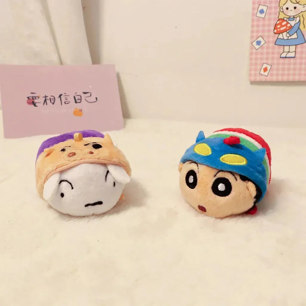 Shinchan's Silly Suits Plush Keychain
