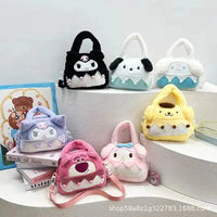 Kawaii Carryall Mini Plush Bucket Bag