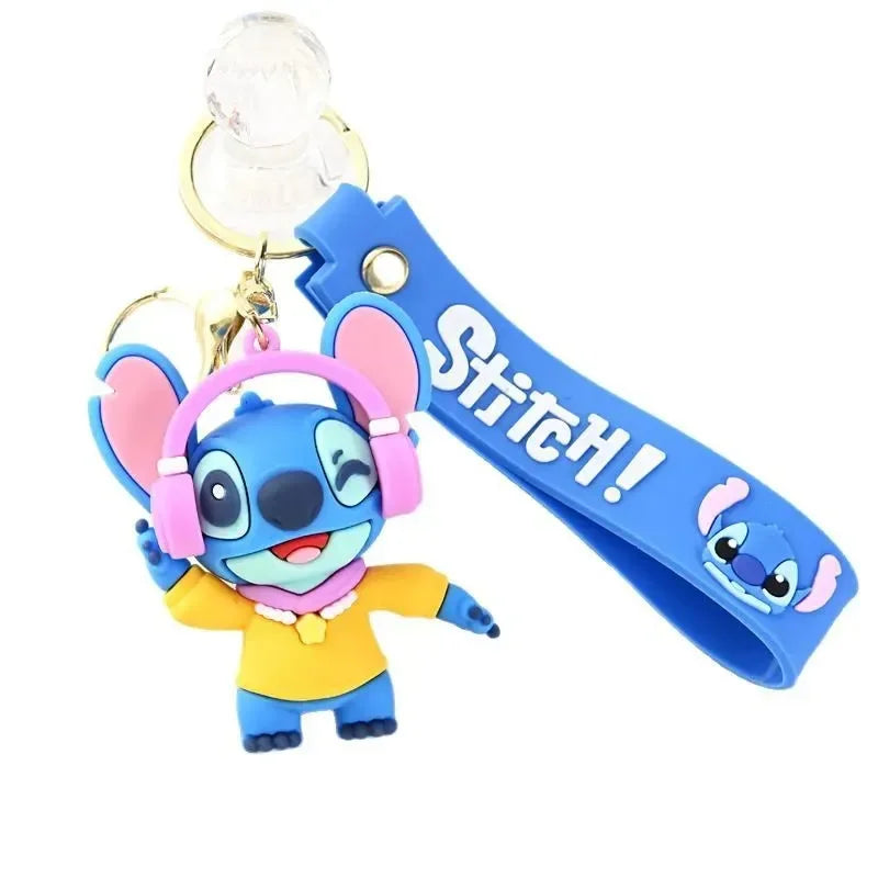 Blue Alien Adventure Keychain