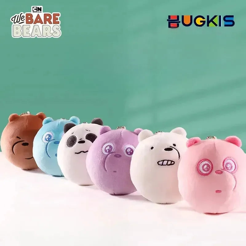 We Bare Bears Squeeze Plush Keychain