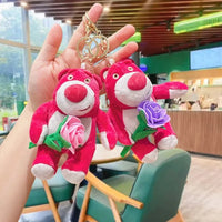 Porte-clés en peluche Lotso Bear Love Bloom 