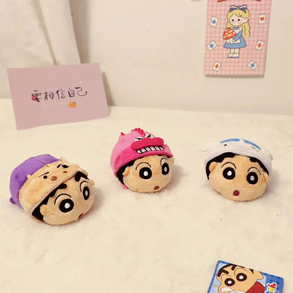 Shinchan's Silly Suits Plush Keychain
