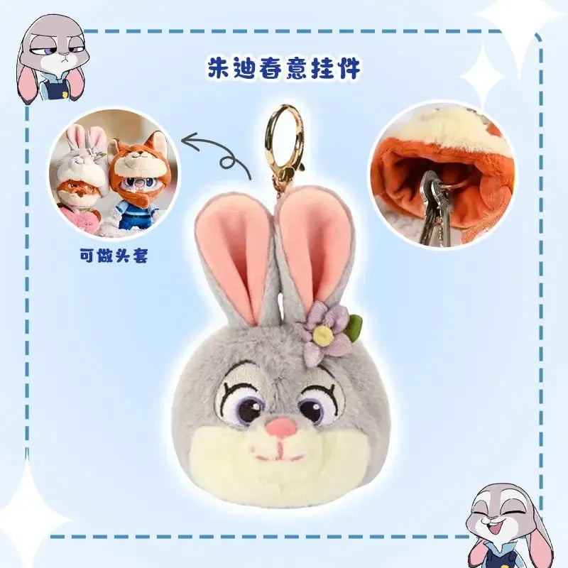 Zootropolis Squad Premium Plush Keychains