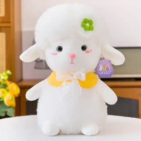 Floral Bow Lamb Plushie