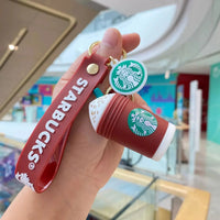 Bear-ista Brews Starbucks Cup Keychain