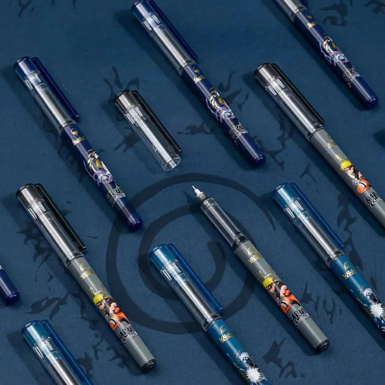 Deli S893 Naruto Signature Pen (Set of 3)