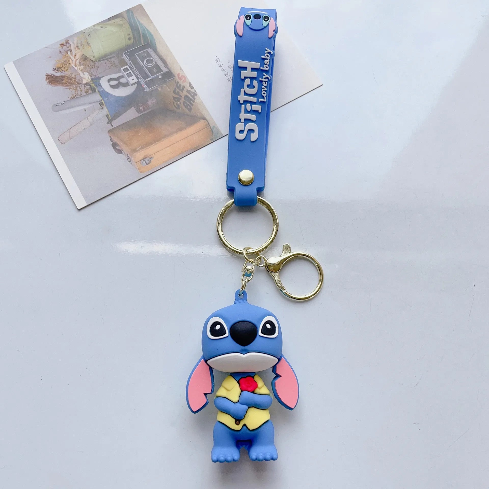 Creative Cosplay Stitch 3D Keychain