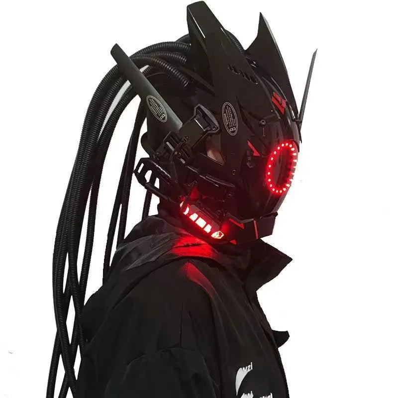 Cyberpunk LED Cosplay Helmet Mask