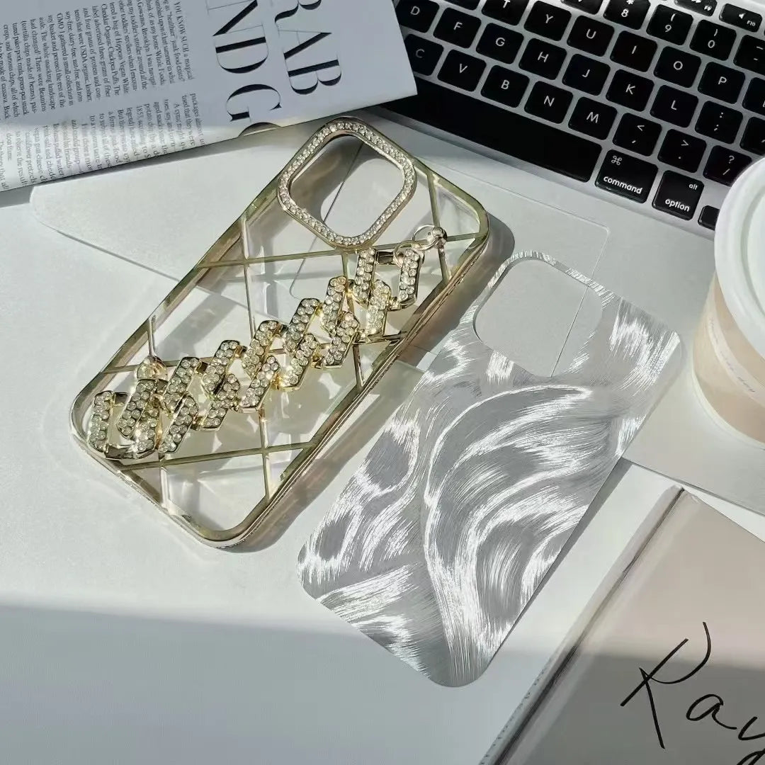 Luxurious Diamond Bracelet Phone Case (For iPhones)