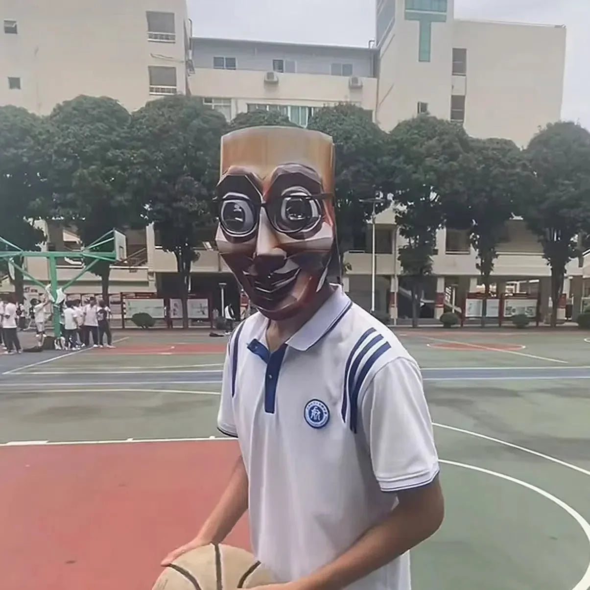 Tungsahoor Wooden Man Paper Mask