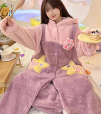Fashion Girls Winter Pajamas Suits PN6499 - Bear Hugs