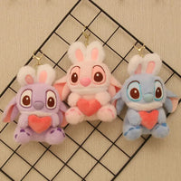 Cosmic Alien Heart Snuggler Keychain