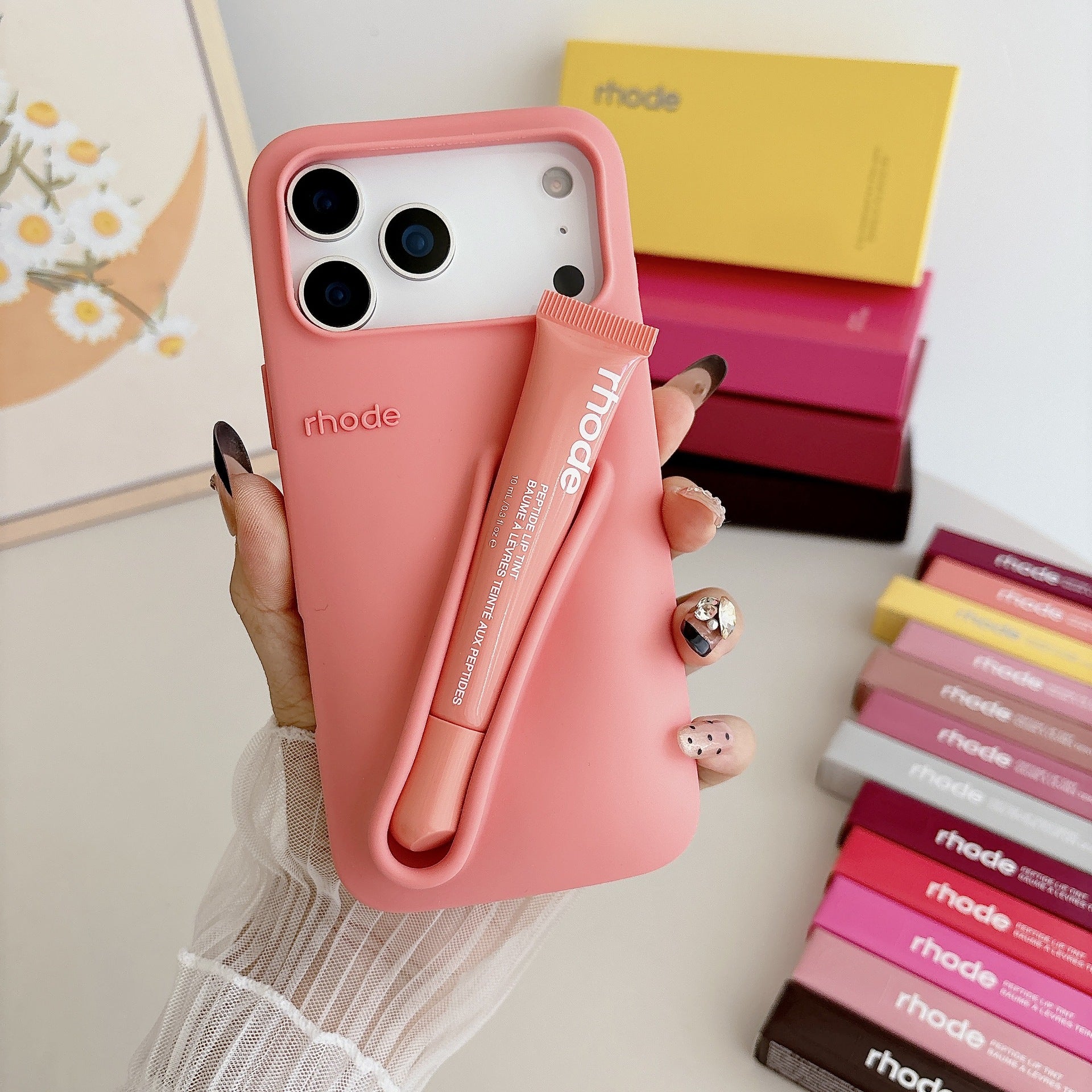 Glam Rhode Lipstick Case with Liptint (For iPhones)