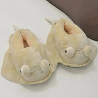 Cute Sting Ray Warm Indoor Slippers